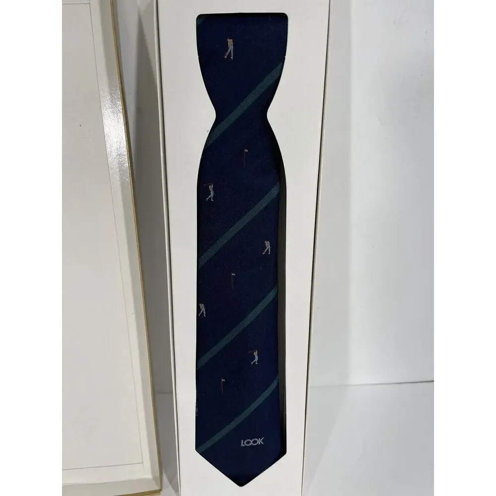 Golf Look Nippon Express Golf BLUE Navy Men's Neck Tie Nitsu Airway Cravat Japan